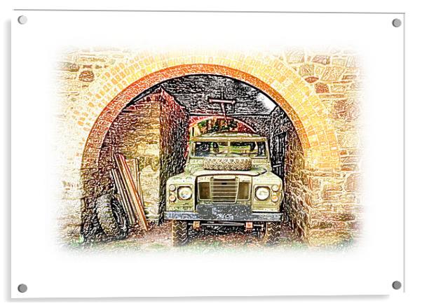 The Forgotten Land Rover Acrylic by graham young