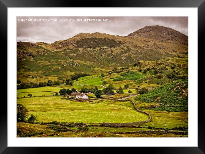 Lake District Landscape Framed Mounted Print by Martyn Arnold