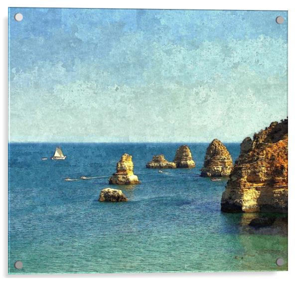 down at the algarve Acrylic by dale rys (LP)