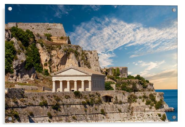 Greek Temple by Coast Acrylic by Darryl Brooks