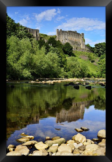 Richmond Castle's Summer Reflection Framed Print by Philip Veale