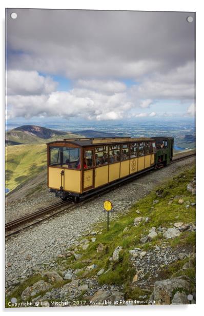 Train To Snowdon  Acrylic by Ian Mitchell
