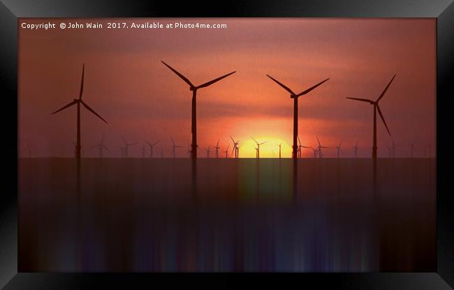Clean Energy (Digital Art) Framed Print by John Wain