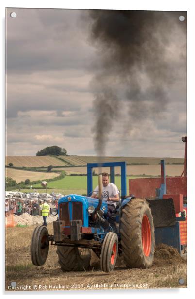 Fordson Power  Acrylic by Rob Hawkins