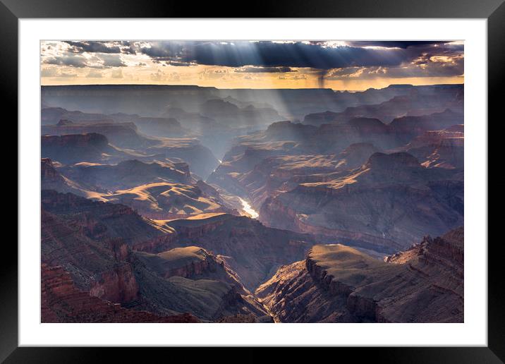 Grand Canyon Framed Mounted Print by John Finney