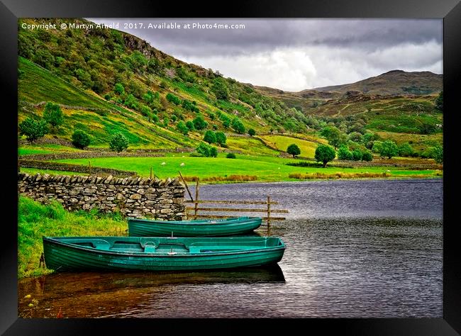 Solitude in the Lake District  Framed Print by Martyn Arnold