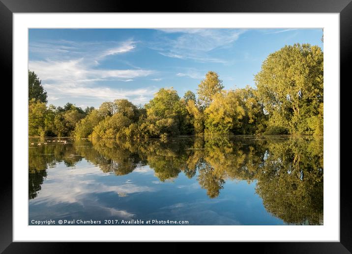 Golden Light Framed Mounted Print by Paul Chambers
