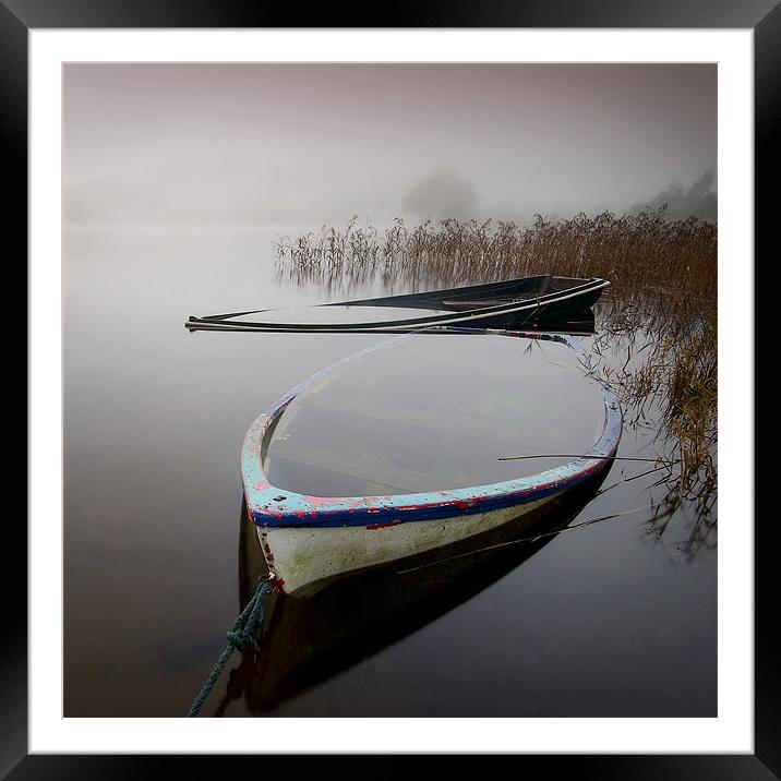 Somtimes in Scotland, it rains!! Framed Mounted Print by David Mould
