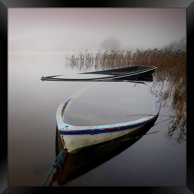 Somtimes in Scotland, it rains!! Framed Print by David Mould