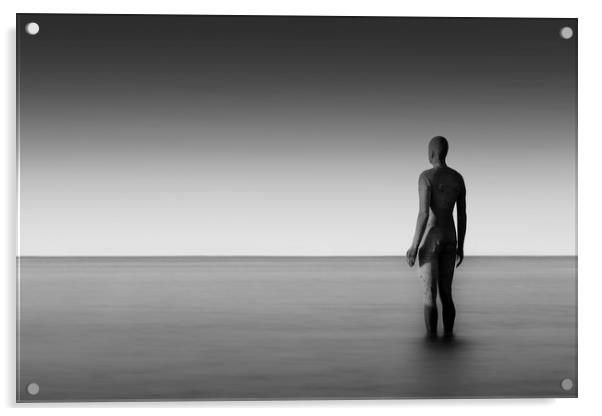 Antony Gormley - Another Time Acrylic by Ian Hufton