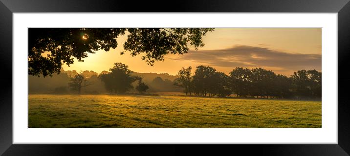 Sunrise Framed Mounted Print by Gary Schulze