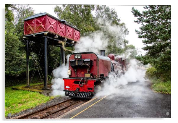 Welsh Highland Railway Acrylic by Roger Green