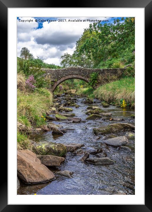 Goyt Valley Framed Mounted Print by Colin Keown