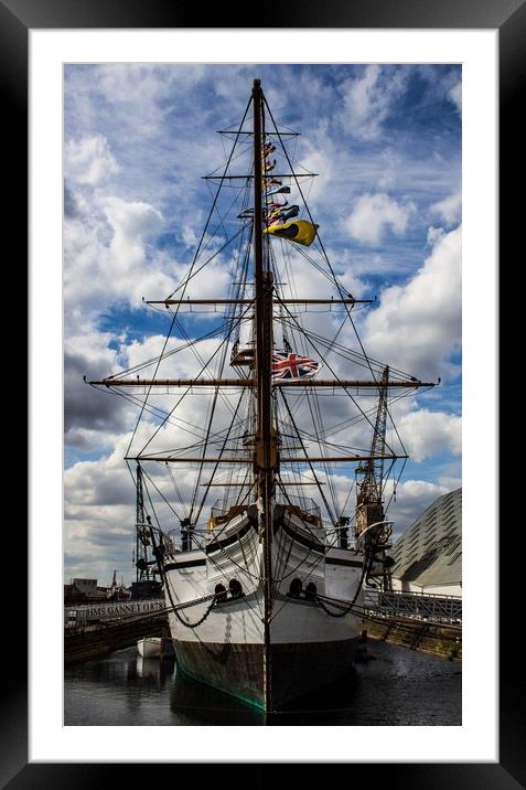 HMS Gannet Framed Mounted Print by Joanna Pinder