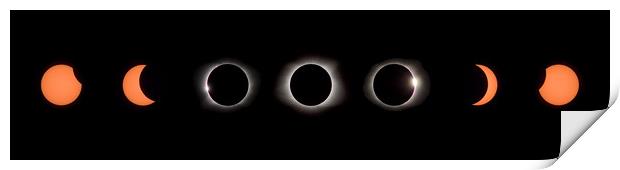 Solar Eclipse Print by mark humpage
