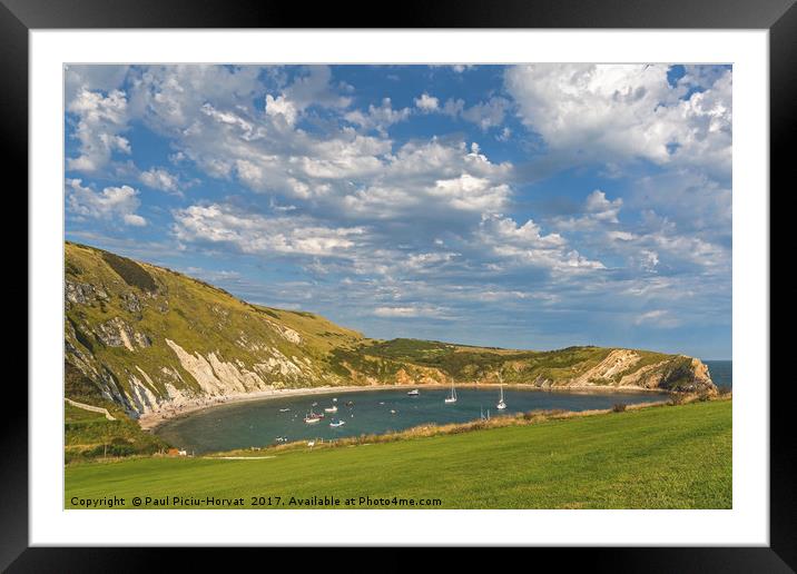 Lulworth Cove Framed Mounted Print by Paul Piciu-Horvat