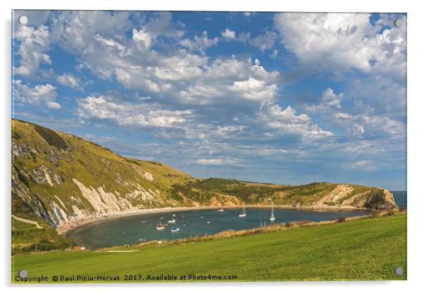 Lulworth Cove Acrylic by Paul Piciu-Horvat