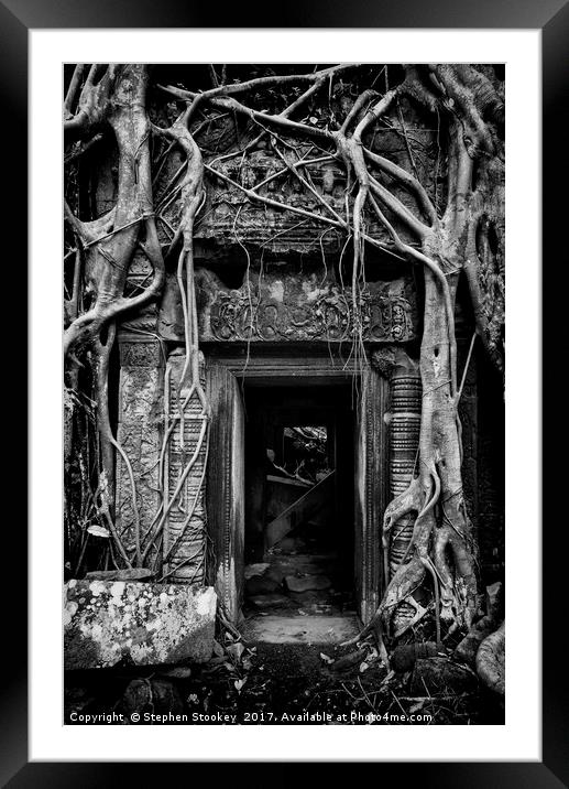 Tomb Raider Door - #1 Framed Mounted Print by Stephen Stookey