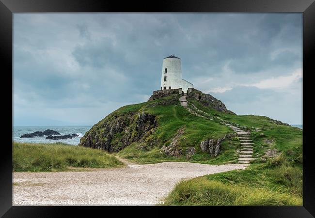 The Ty Mawr Lighthouse on Llanddwyn Island Anglese Framed Print by Nick Jenkins