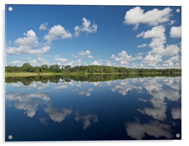 Cloud Reflections Acrylic by mark humpage