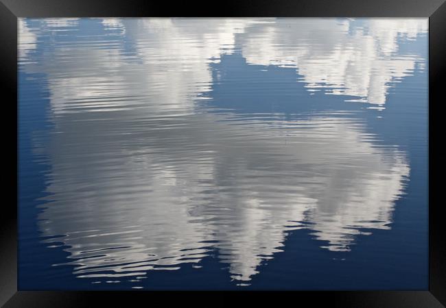 Cloud Ripples Framed Print by mark humpage