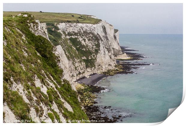 The White Cliffs of Dover Print by Paul Piciu-Horvat