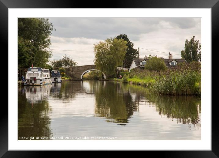 Leeds Liverpool Canal  Framed Mounted Print by David Chennell