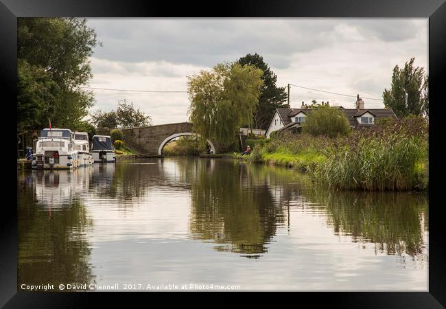 Leeds Liverpool Canal  Framed Print by David Chennell