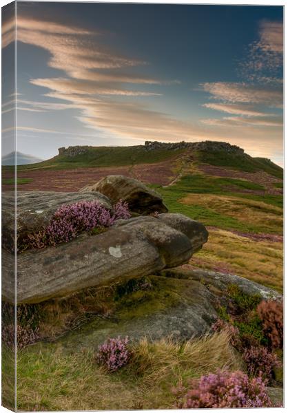 Higger Tor Canvas Print by Paul Andrews