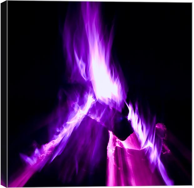 fire sculpting Canvas Print by chief rocka