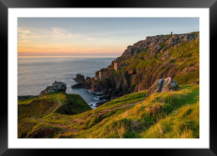 Evening view Framed Mounted Print by Michael Brookes