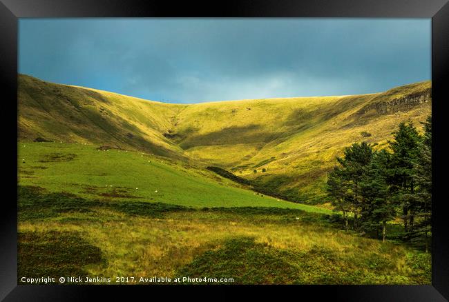 The End of the Garw Valley Framed Print by Nick Jenkins