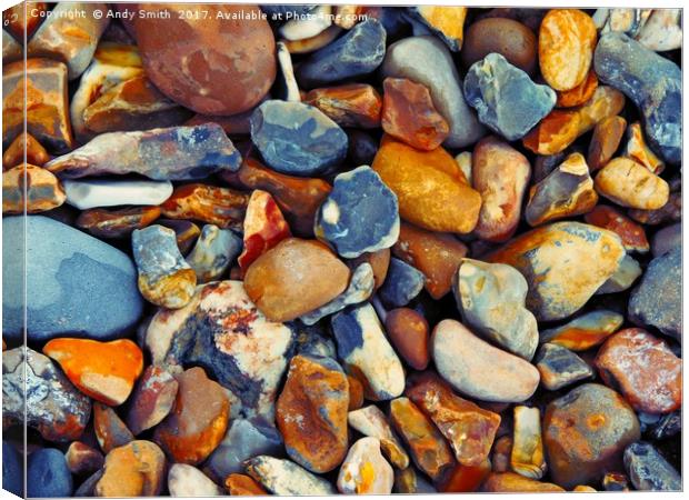 Serenity Stones Canvas Print by Andy Smith