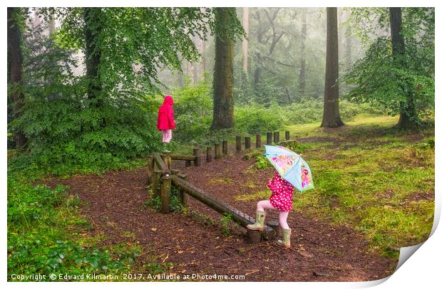 Rain Rain Go Away Print by Edward Kilmartin