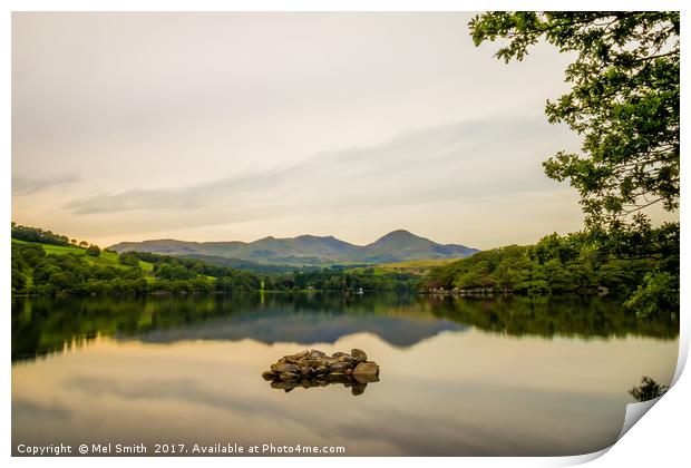 Serene Reflections of Coniston's Countryside Print by Mel RJ Smith