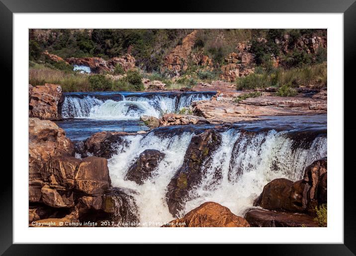 Bourkes Luck Potholes   Framed Mounted Print by Chris Willemsen