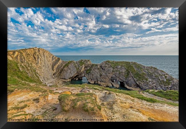 Stair Hole and Lulworth Crumple II Framed Print by Paul Piciu-Horvat