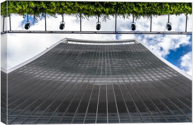 Looking up at 20 Fenchurch Street Canvas Print by John Lawrence