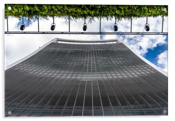 Looking up at 20 Fenchurch Street Acrylic by John Lawrence