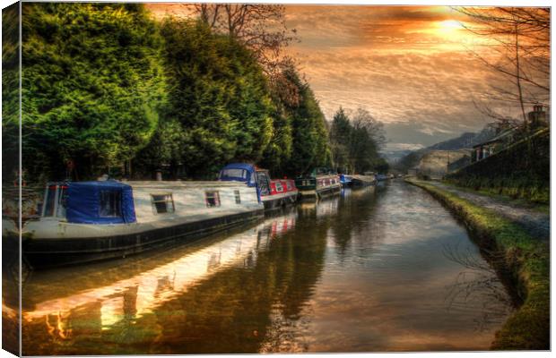 Sunrise at Hebden  Canvas Print by Irene Burdell