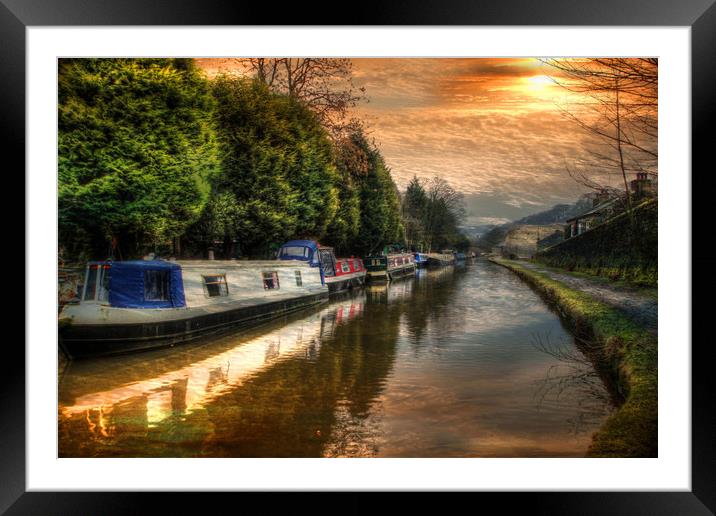 Sunrise at Hebden  Framed Mounted Print by Irene Burdell