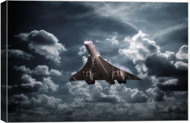 Concorde Approaches Canvas Print by J Biggadike