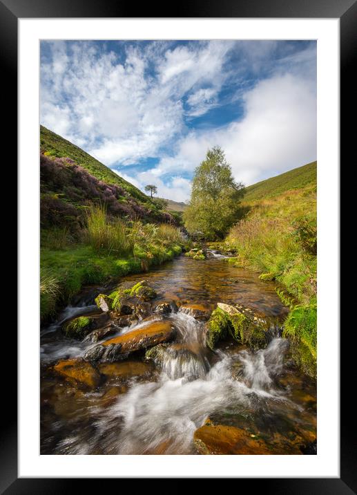 Fairbrook, Peak District, Derbyshire Framed Mounted Print by Andrew Kearton