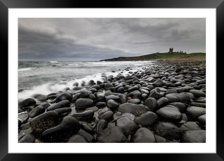 Dunstanburgh Castle    Framed Mounted Print by chris smith