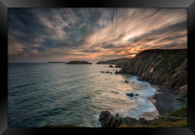 Marloes Sands Framed Print by Chris Sweet