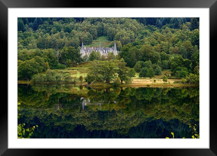 Reflection on Loch Achray, Scotland  Framed Mounted Print by JC studios LRPS ARPS