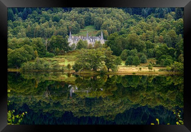 Reflection on Loch Achray, Scotland  Framed Print by JC studios LRPS ARPS