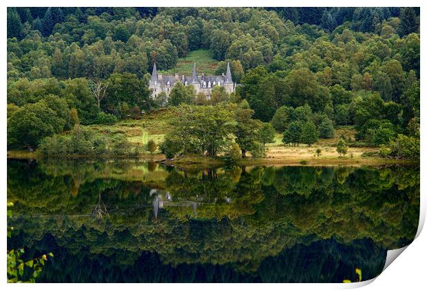 Reflection on Loch Achray, Scotland  Print by JC studios LRPS ARPS