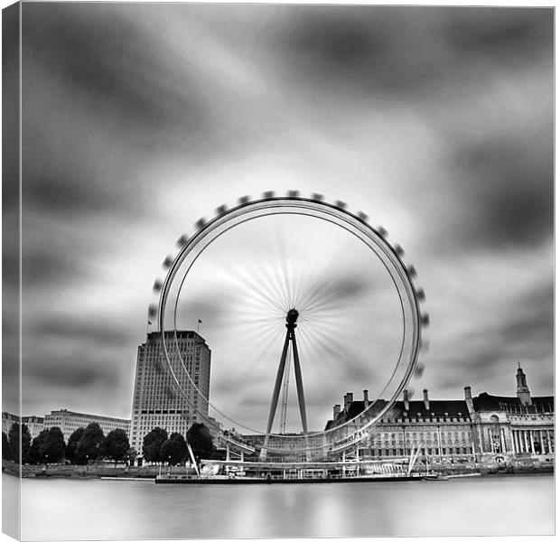 The London Eye Canvas Print by Sebastian Wuttke
