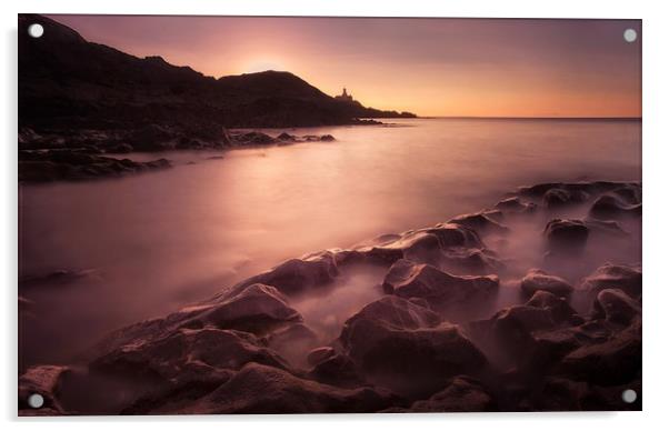 Bracelet Bay, Swansea Acrylic by Leighton Collins